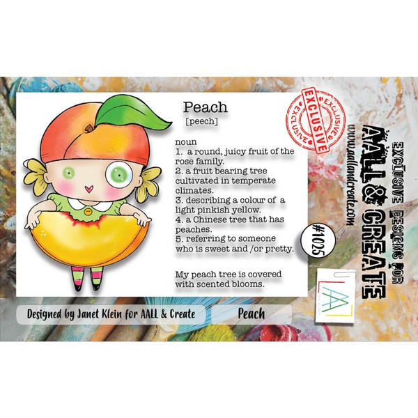 Peach A7 Clear Stamp Set No. 1025