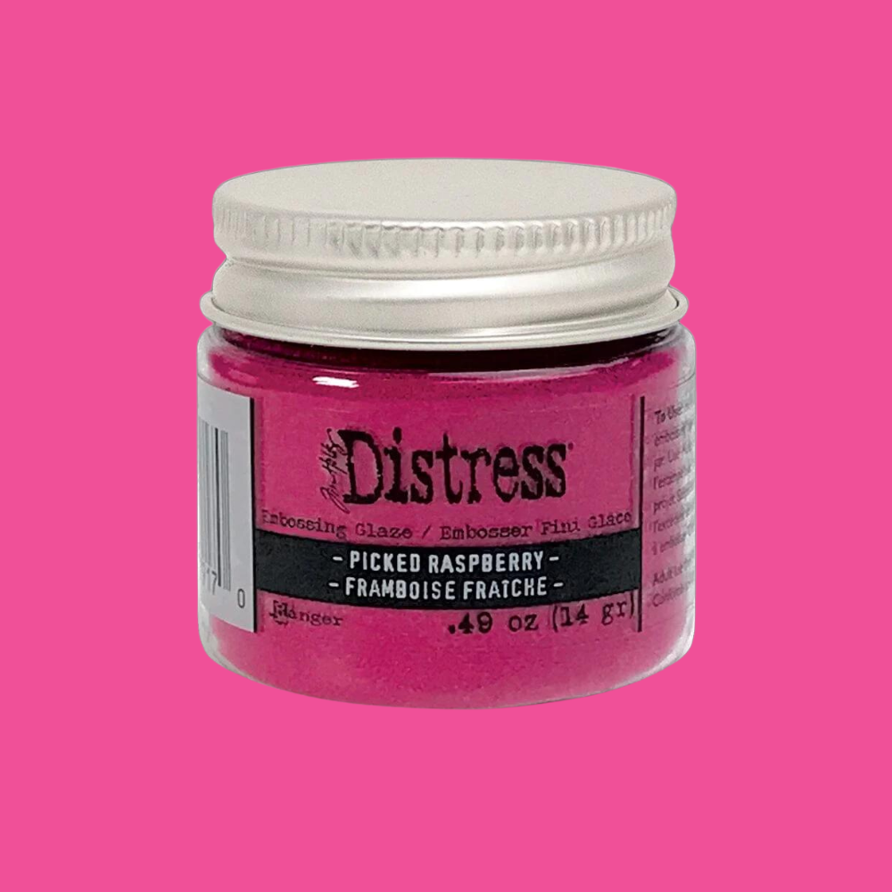 Picked Raspberry Distress Embossing Glaze | Tim Holtz