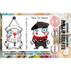 Pierrot and Mime A7 Stamp Set No. 1210