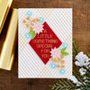 Crossed Lines Hot Foil Plate | Glimmer Greetings Collection