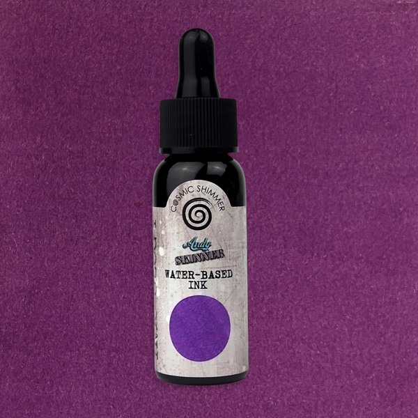 Plum Pie Cosmic Shimmer Inkology Ink {retired} | Andy Skinner