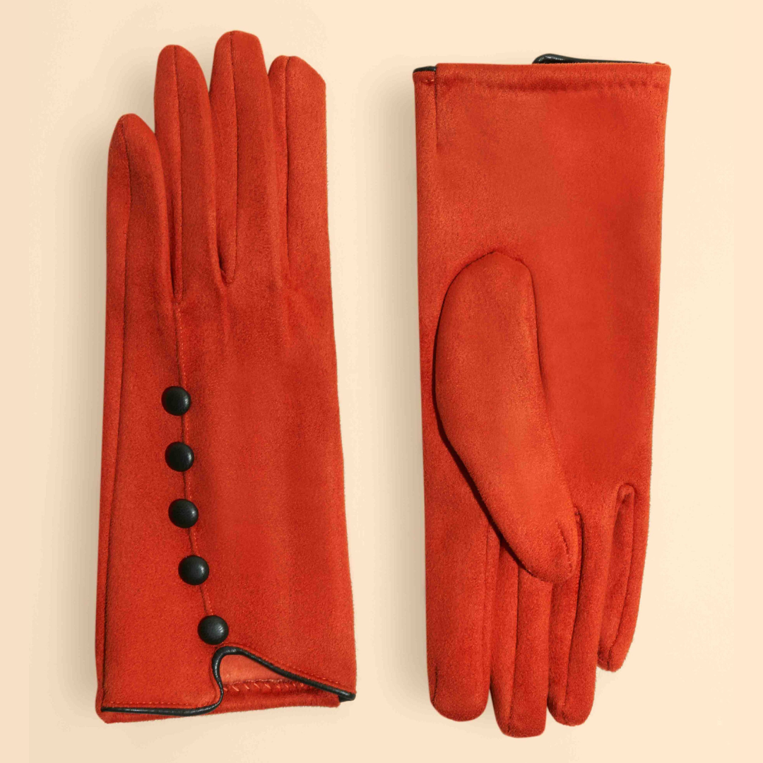 Tangerine Beatrice Gloves