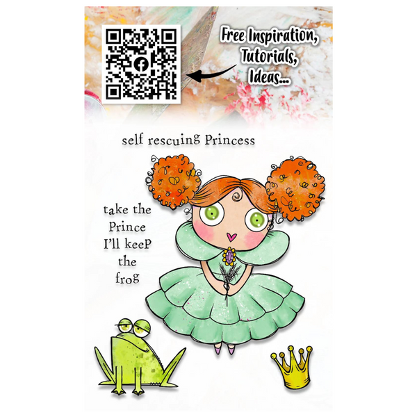 Princess & Froggy A7 Clear Stamp Set No. 1135