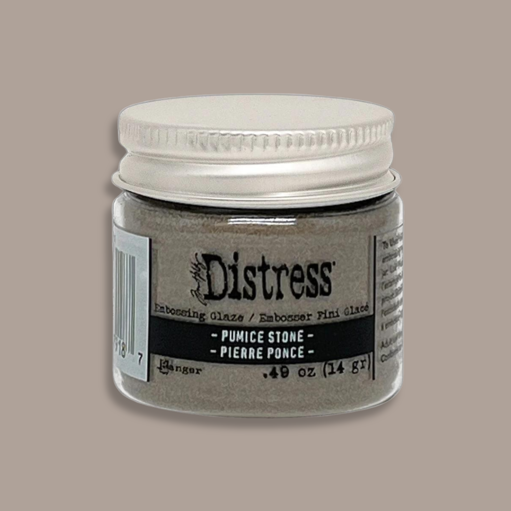 Pumice Stone Distress Embossing Glaze