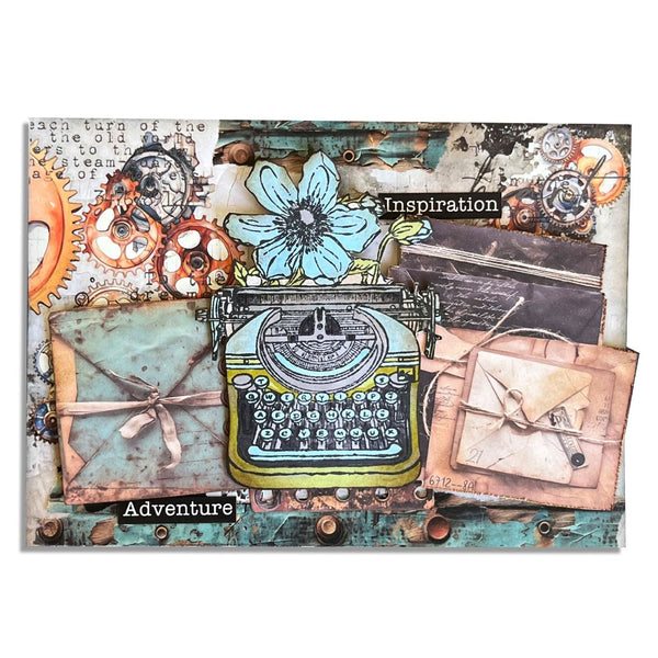 Layer-it-Up Washi Tape No. 106 | Bolted Borders {Steampunk Essentials}