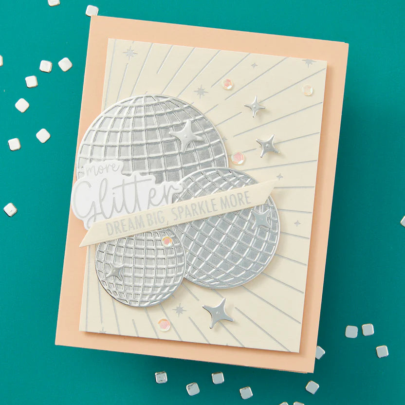 Shine Background Glimmer Hot Foil Plate & Die Set