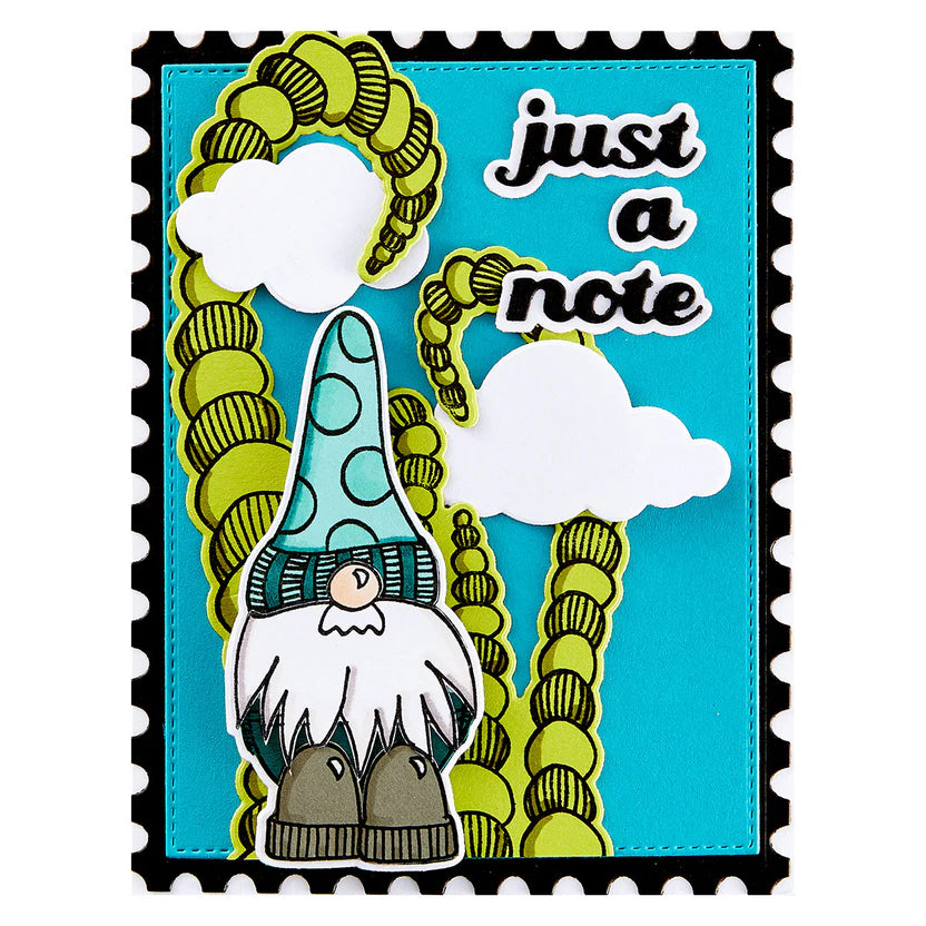 No Place Like Gnome Stamp and Die Bundle