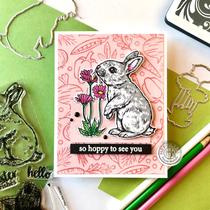 Color Layering Bunny Stamps & Dies Bundle