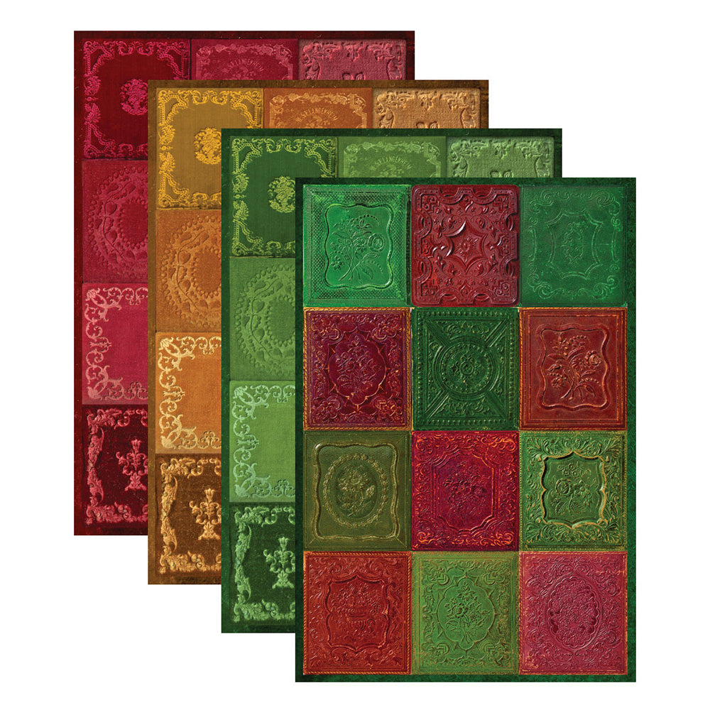 Christmas Velvet 6 x 9 Paper Pad | Christmas Flea Market Finds by Cathe Holden