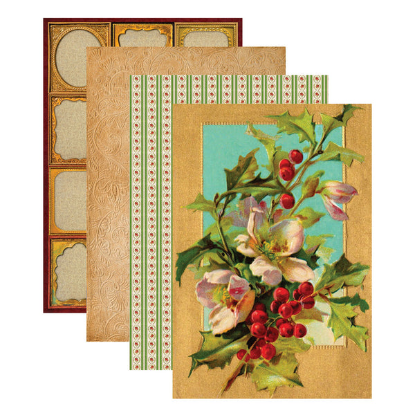 Christmas Velvet 6 x 9 Paper Pad | Christmas Flea Market Finds by Cathe Holden