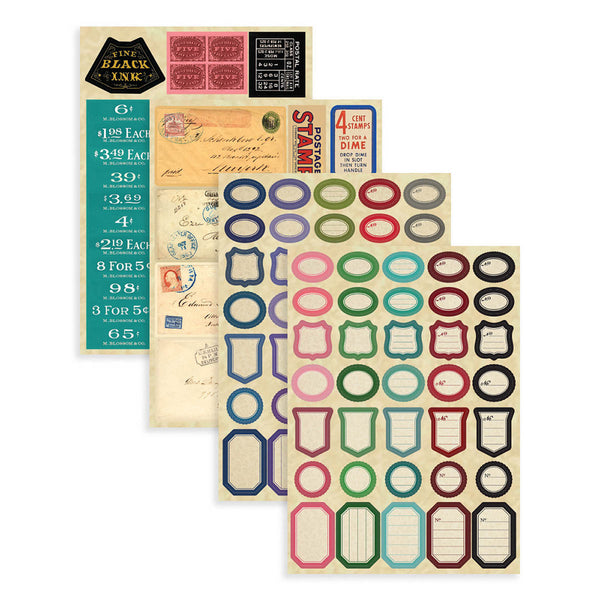 Stationer's Boutique Sticker Pad | Flea Market Finds by Cathe Holden