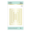 Duo Lines Rectangles Hot Foil Plate {Glimmer} | Essentials Collection