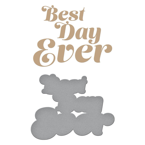 Glimmering Best Day Hot Foil Plate {Glimmer} | It's My Party Collection