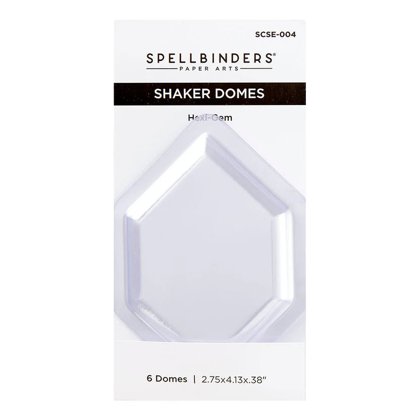 Hexi-Gem Shaker Domes 6pk