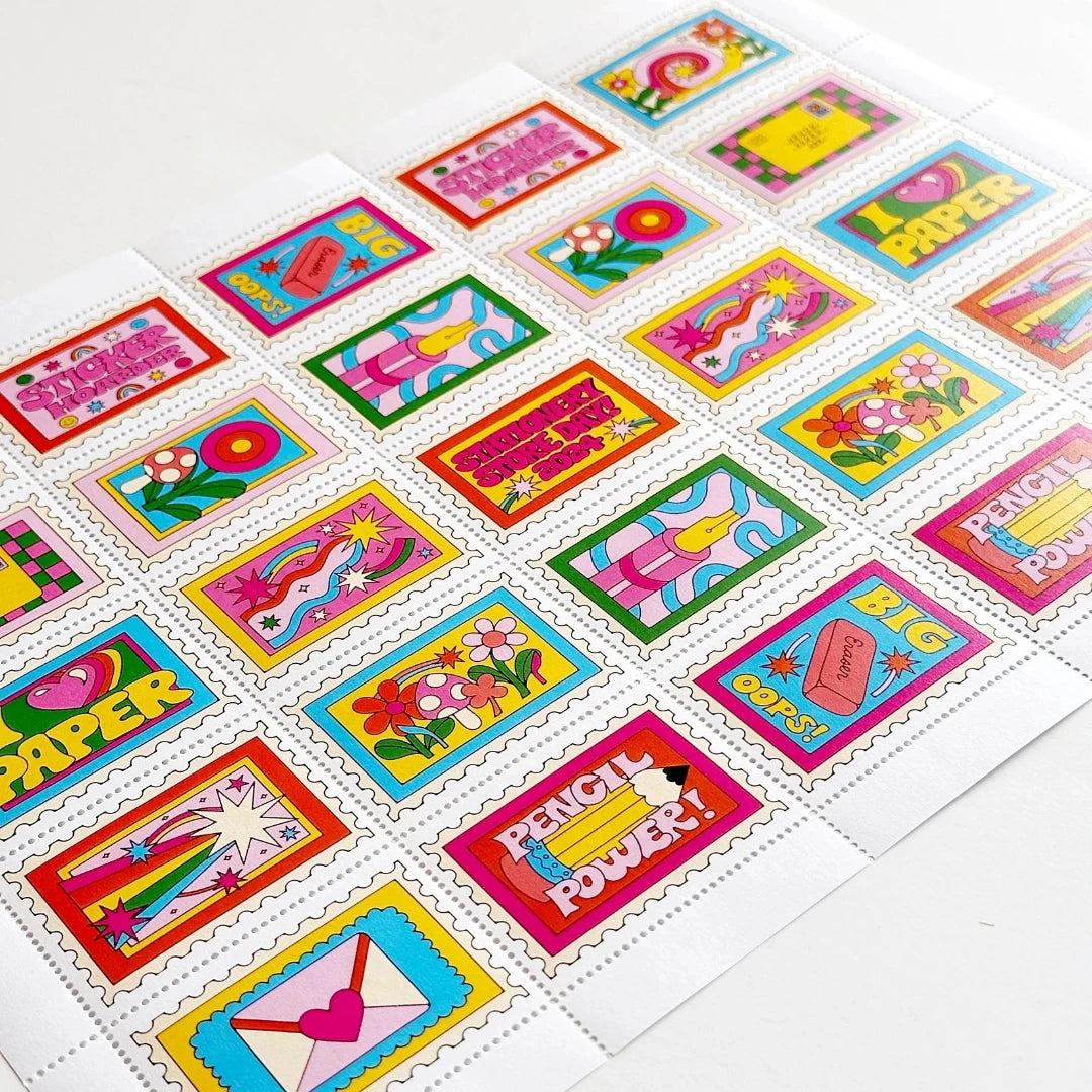 Stationery Store Day 2024 Art Stamps