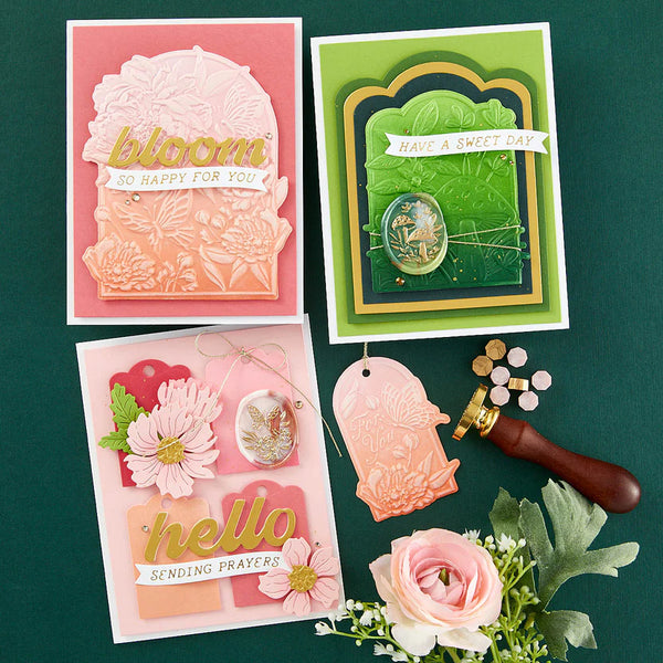 Fresh Picked Labels and Tag Etched Dies | 3D Botanical Collection