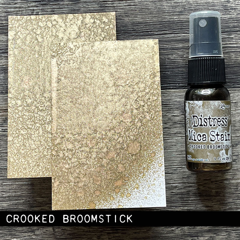 Crooked Broomstick Mica Stain {Halloween} | Tim Holtz