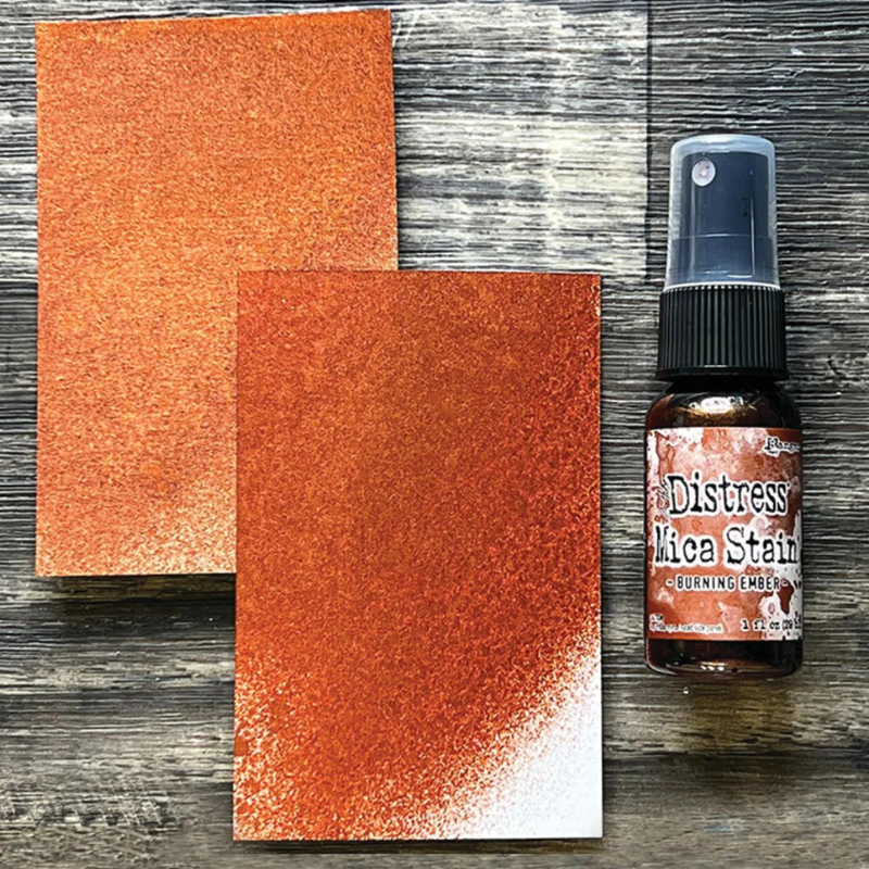 Burning Ember Mica Stain {Halloween} | Tim Holtz