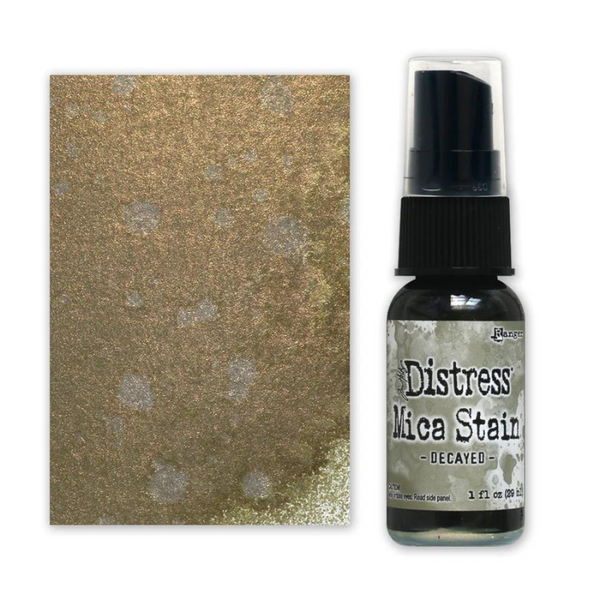 Decayed Mica Stain {Halloween} | Tim Holtz