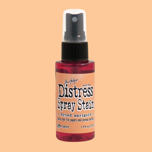 Dried Marigold Distress Spray Stain