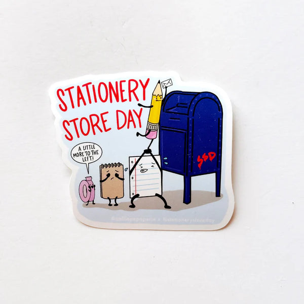 Stationery Store Day 2024 Street Team at the Mailbox Vinyl Sticker