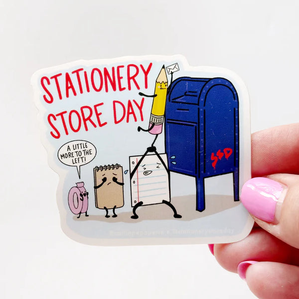 Stationery Store Day 2024 Street Team at the Mailbox Vinyl Sticker