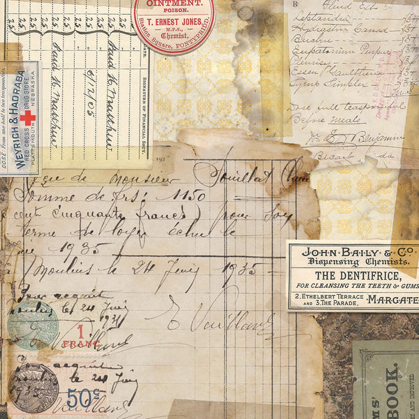 Memoranda 12x12 Paper Stash | Tim Holtz Vault Release