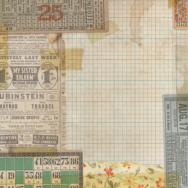 Memoranda 12x12 Paper Stash | Tim Holtz Vault Release