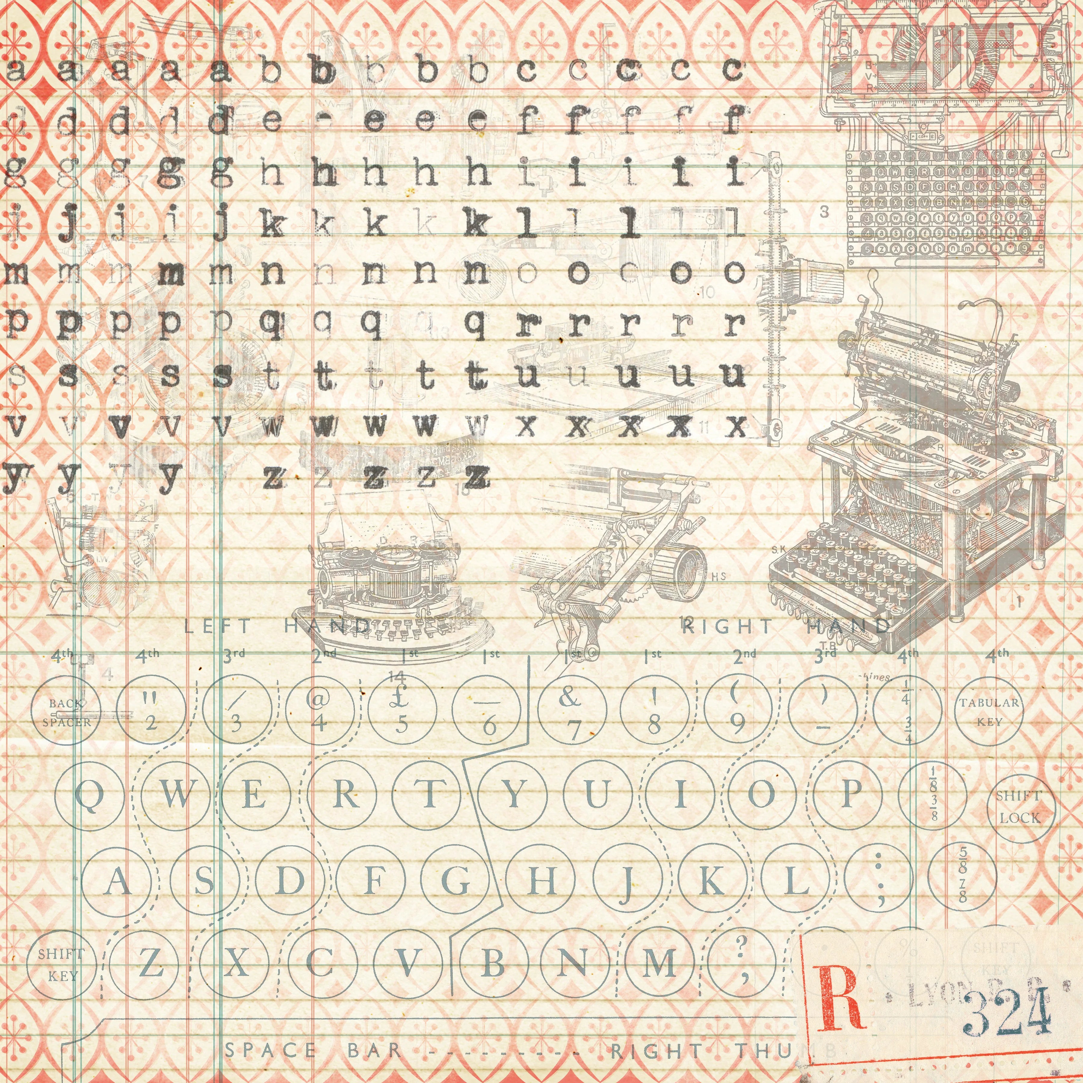 Correspondence 12x12 Paper Stash | Tim Holtz Vault Release