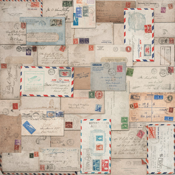 Correspondence 12x12 Paper Stash | Tim Holtz Vault Release