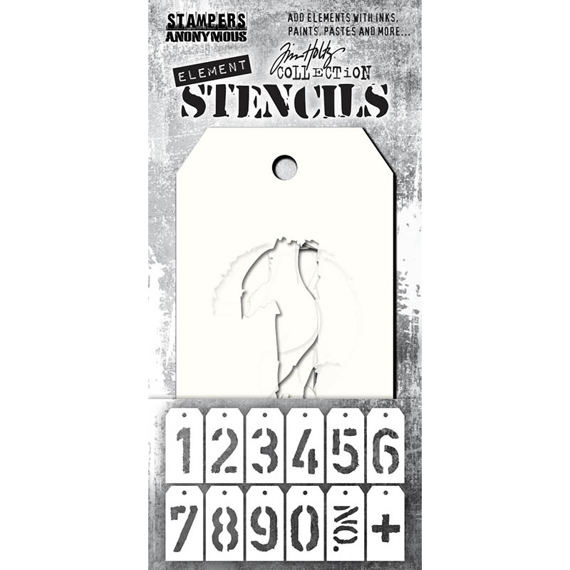 Freight Mini Element Stencil | Tim Holtz