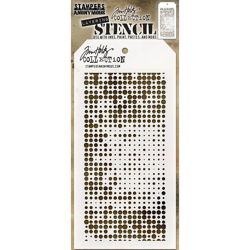 Halftone Layering Stencil | Tim Holtz