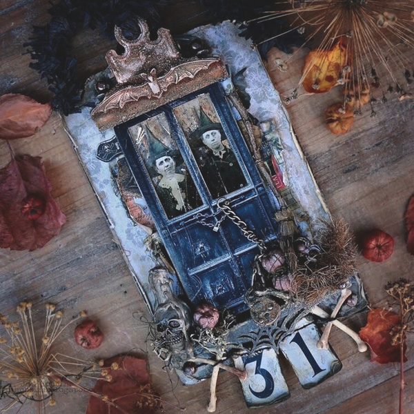 Bat + Web Etcetera Trims {Halloween} | Tim Holtz