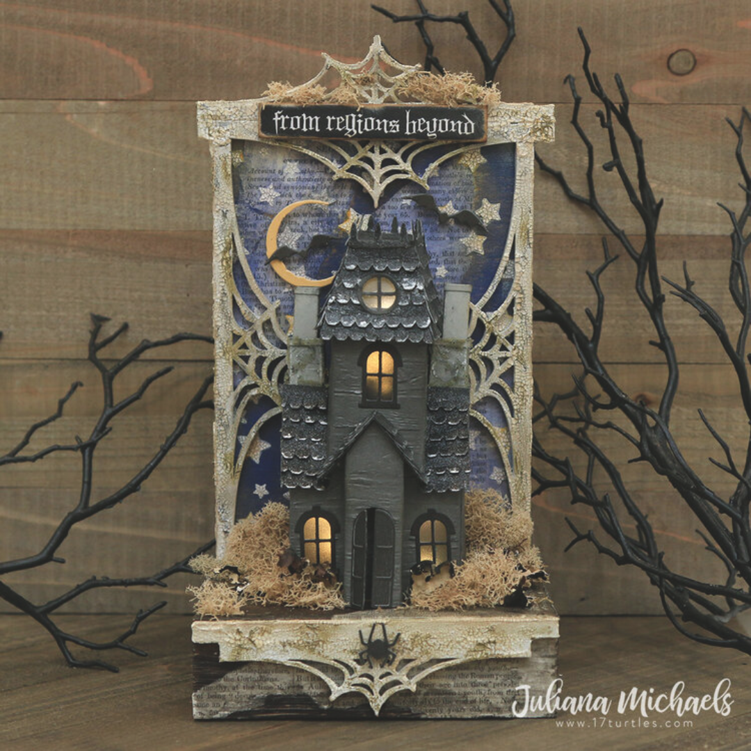 Bat + Web Etcetera Trims {Halloween} | Tim Holtz