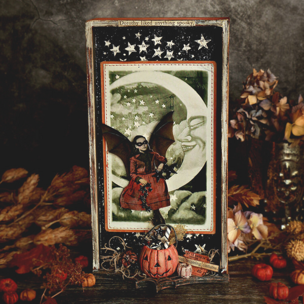 Bat + Web Etcetera Trims {Halloween} | Tim Holtz