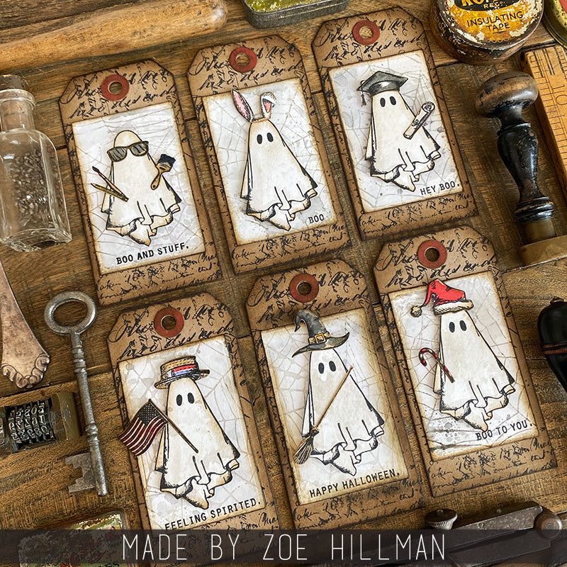 Boo Crazy Cling Stamp Set {Halloween} | Tim Holtz