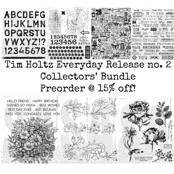 Tim Holtz + Stampers Anonymous 2024 Everyday Release No. 2 Collectors' Bundle