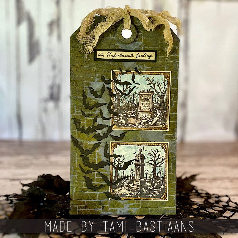 Mini (3x6) Layering Stencil Set No. 61 {Halloween} | Tim Holtz