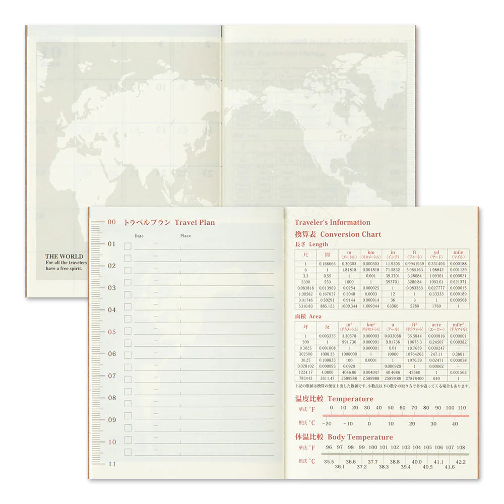 Dated 2025 Monthly Passport-Size {Limited Edition} | Traveler's Notebook