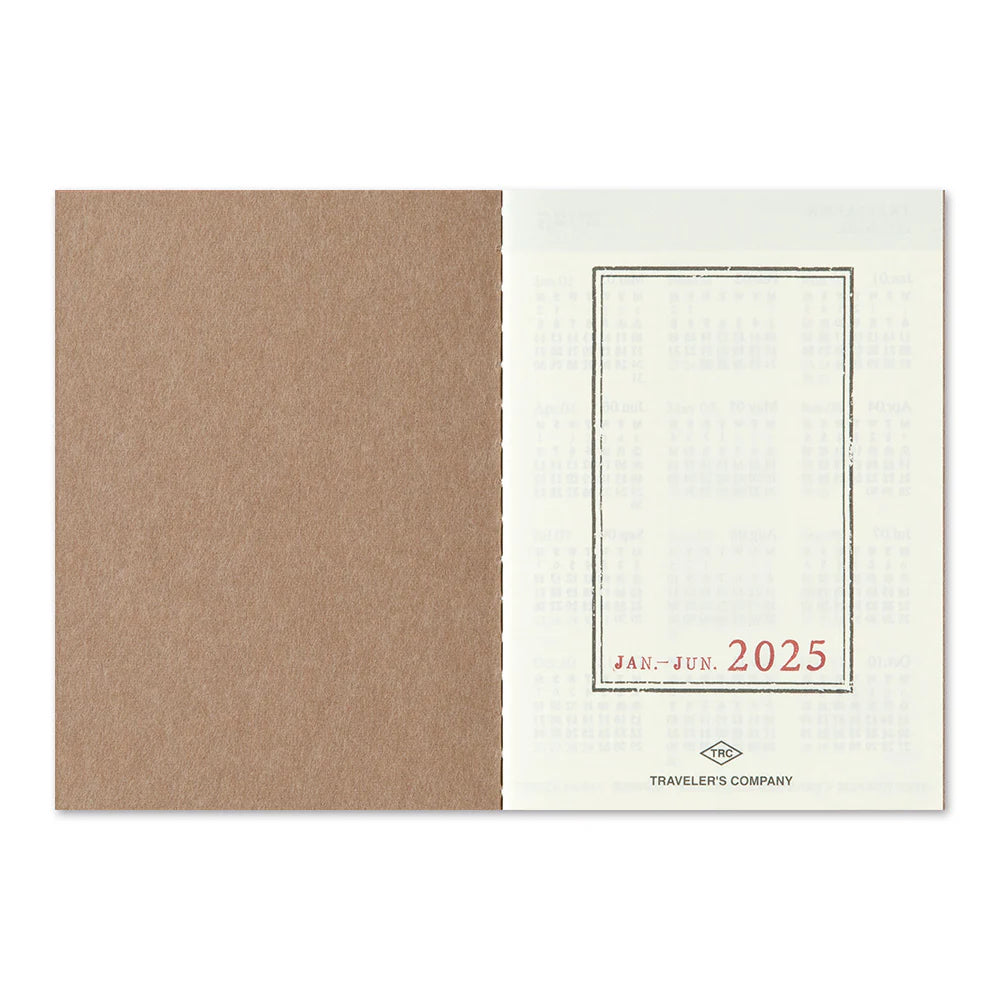 Dated Weekly 2025 Passport-Size {Limited Edition} | Traveler's Notebook {clearance}