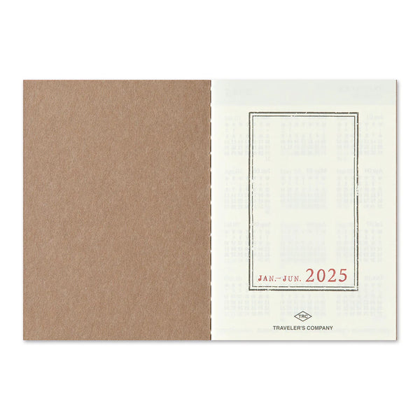 Dated Weekly 2025 Passport-Size {Limited Edition} | Traveler's Notebook {clearance}