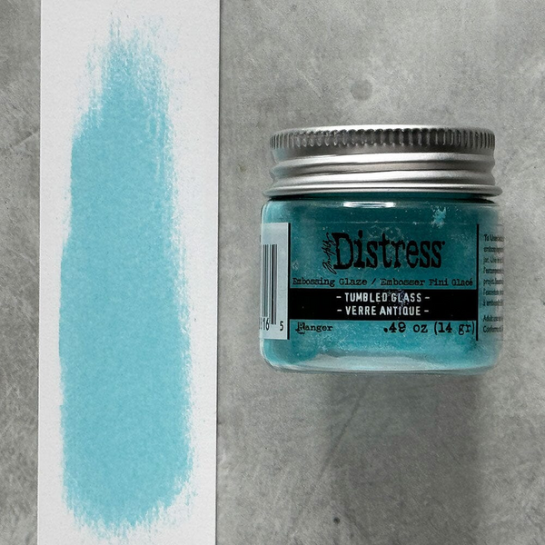 Tumbled Glass Distress Embossing Glaze | Tim Holtz