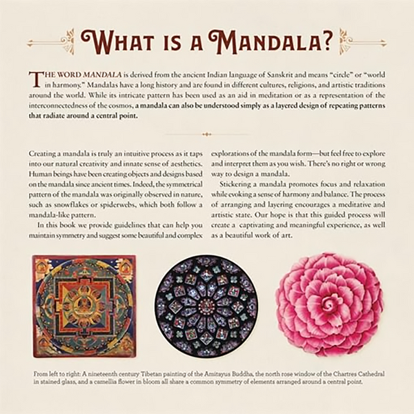 Antiquarian Sticker Book | Mandala