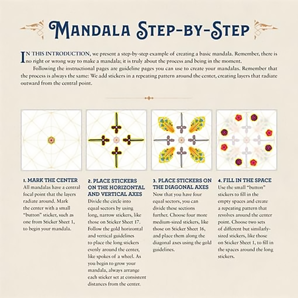 Antiquarian Sticker Book | Mandala