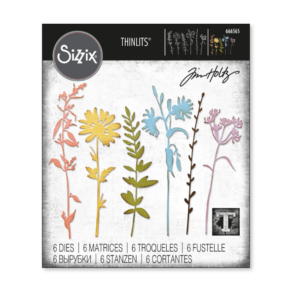 Sizzix Originals Die - Flower, Stem & Leaves