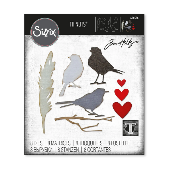 Lovebirds Die Set {Vault 1 Release} | Tim Holtz