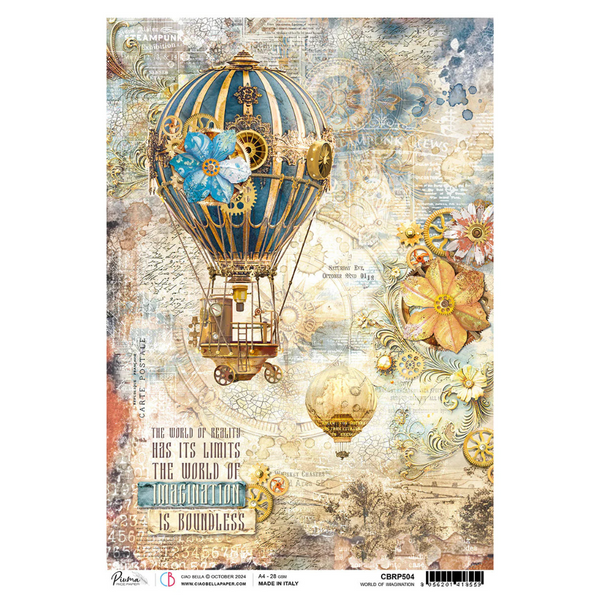 World of Imagination A4 Decoupage Rice Paper