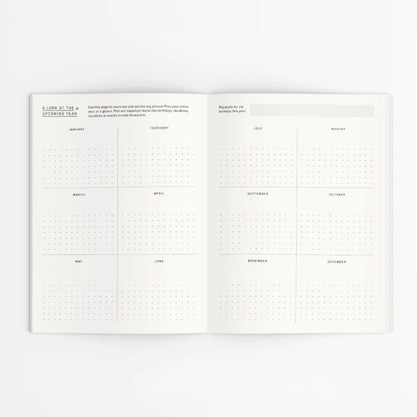 A Year of Big Goals & Everyday Wins Undated Planner