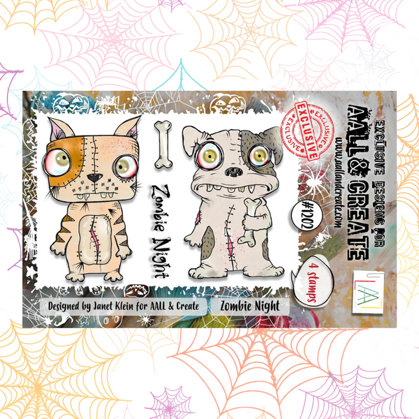 Zombie Night A7 Stamp Set No. 1202 | Ghouls' Night Out {Halloween 2024}