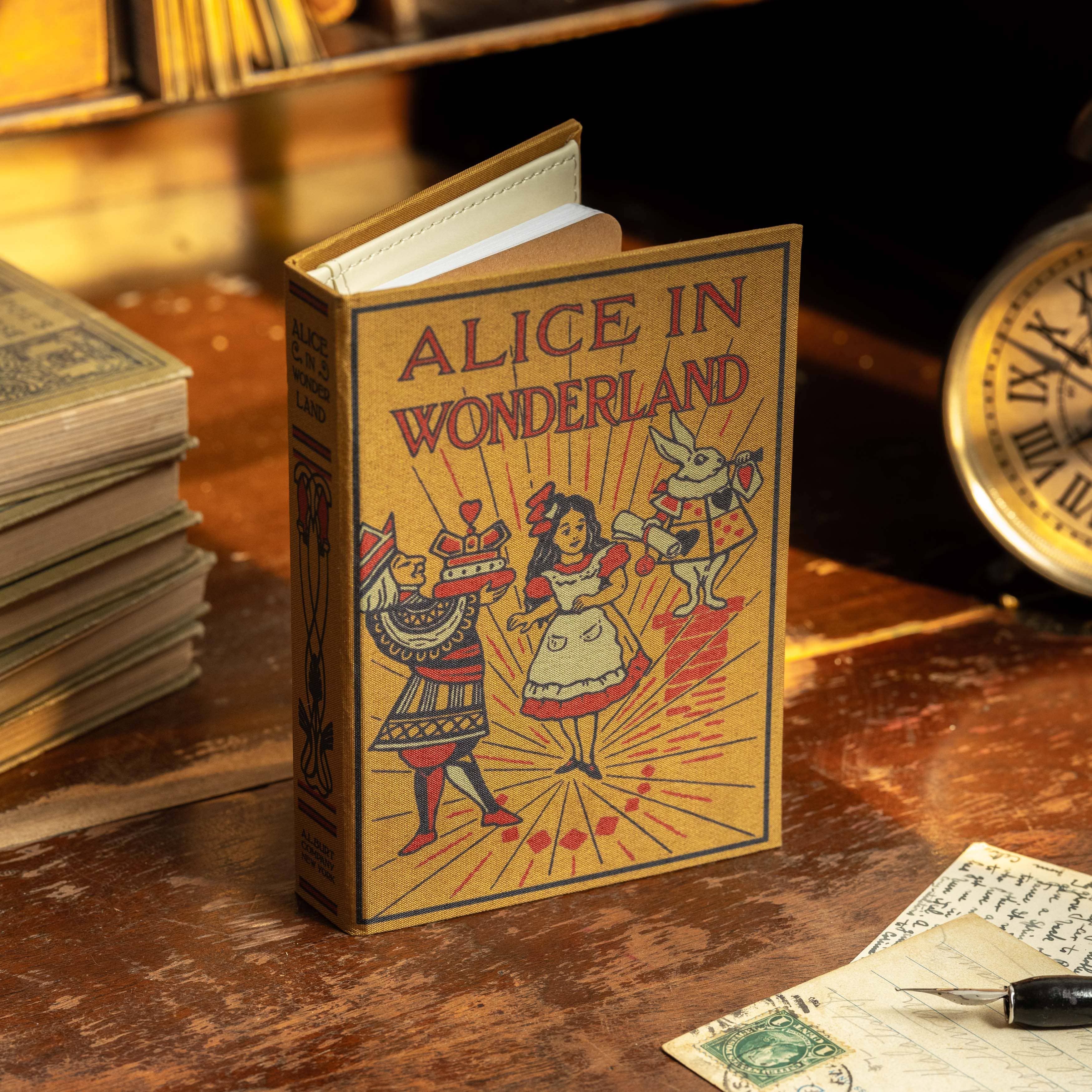 Alice in Wonderland Passport/Notebook Wallet | Lewis Carroll 1865